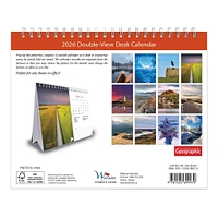 Canadian Geographic Scenic Double View 2026 Easel Calendar