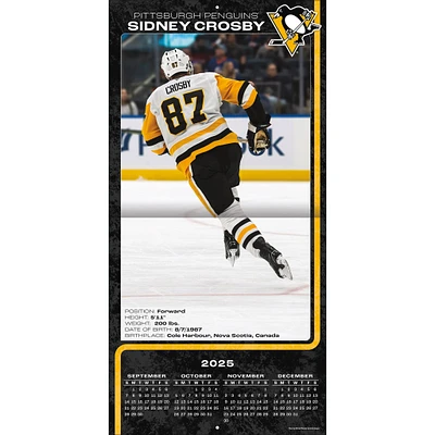 NHL Sidney Crosby Pittsburgh Penguins 2026 Wall Calendar