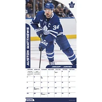 NHL Toronto Maple Leafs Bilingual 2026 Wall Calendar
