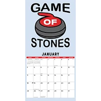 Curling 2026 Wall Calendar