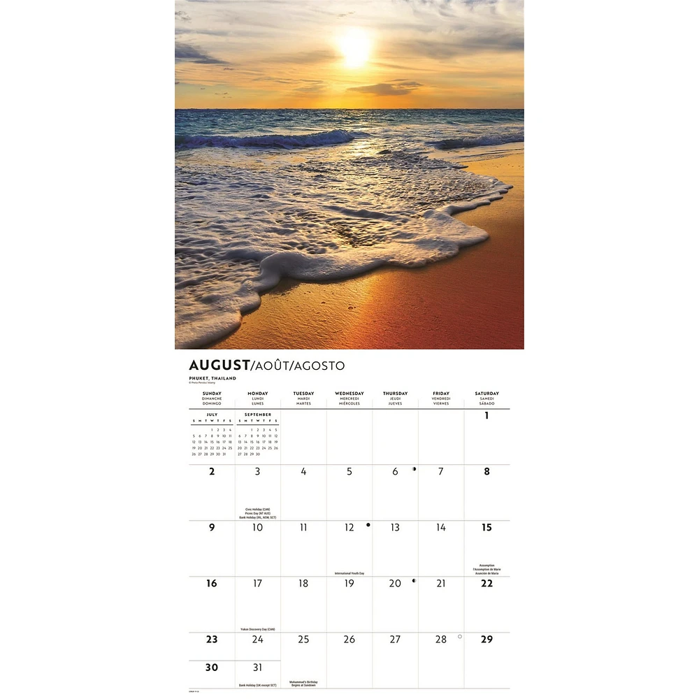 Island Paradise 2026 Wall Calendar