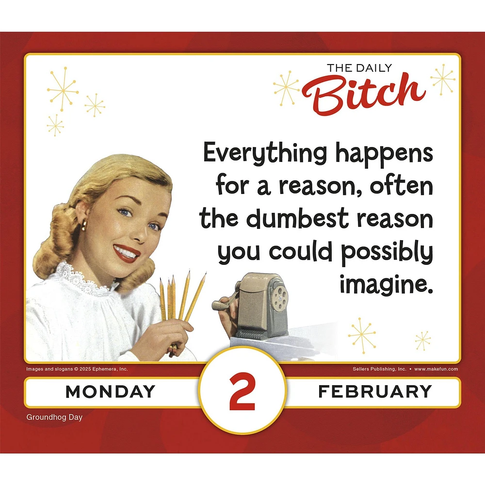 Daily Bitch 2026 Box Calendar