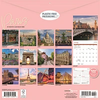 Paris 2026 Wall Calendar