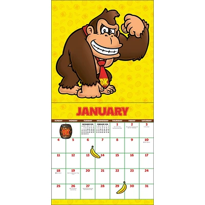 Donkey Kong 2026 Wall Calendar - Online Exclusive