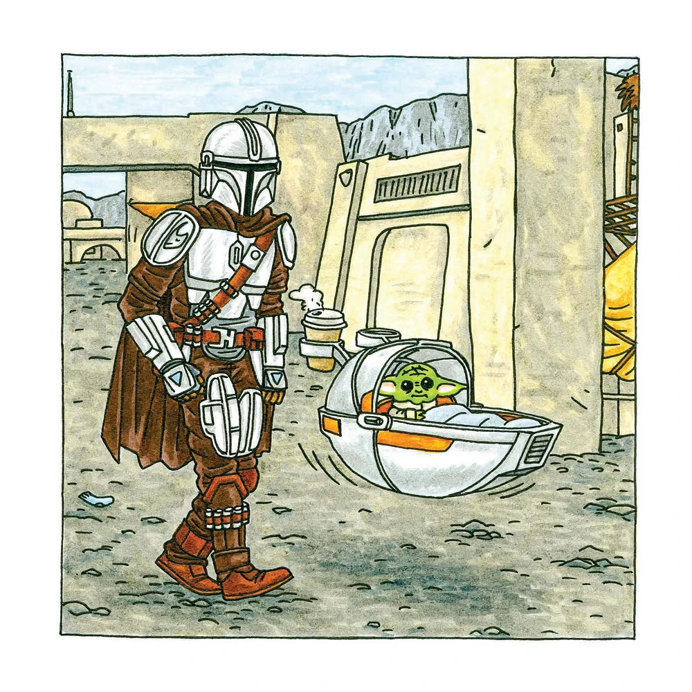 The Mandalorian And Child 2026 Wall Calendar - Online Exclusive