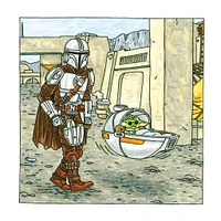 The Mandalorian And Child 2026 Wall Calendar - Online Exclusive