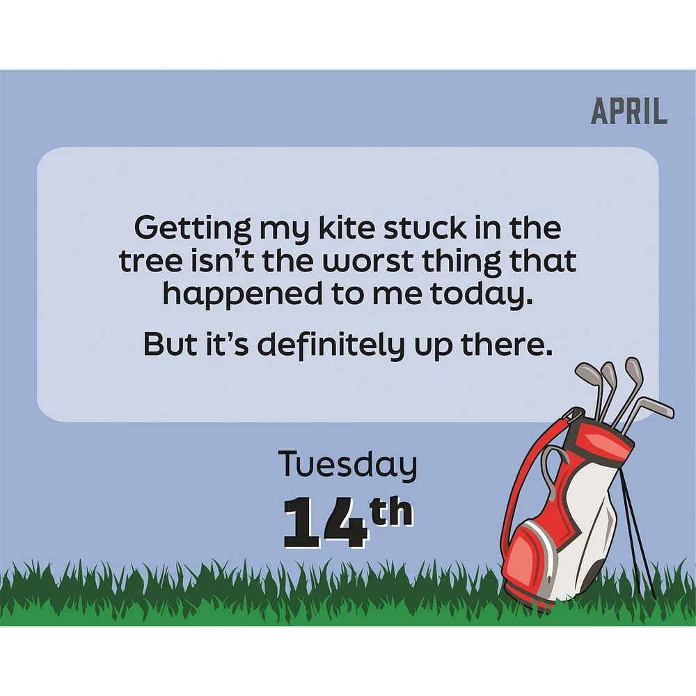 King Of The Dad Jokes 2026 Box Calendar