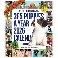 Puppies 365 2026 Wall Calendar