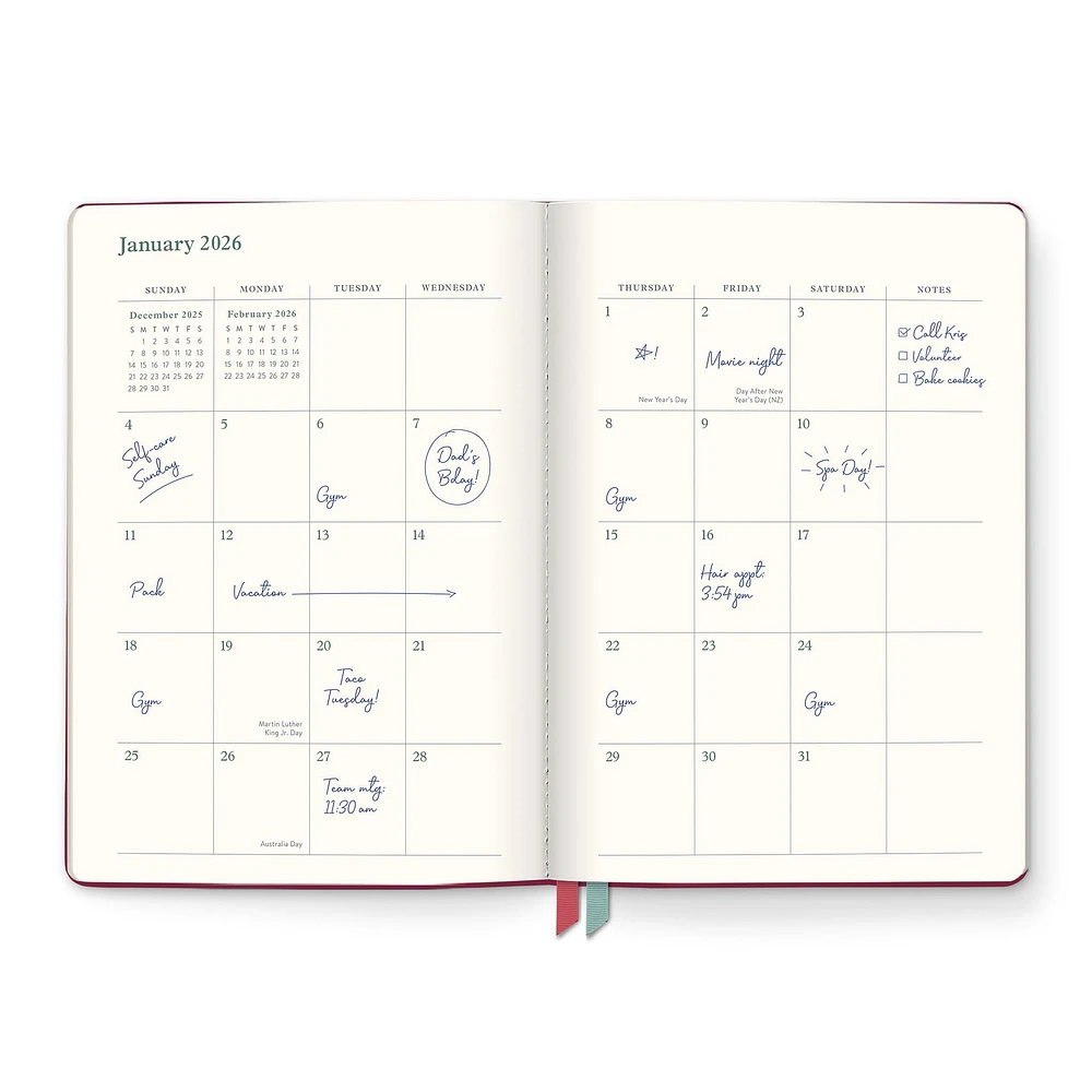 Age of Romance Clara Clothbound 2026 Engagement Calendar