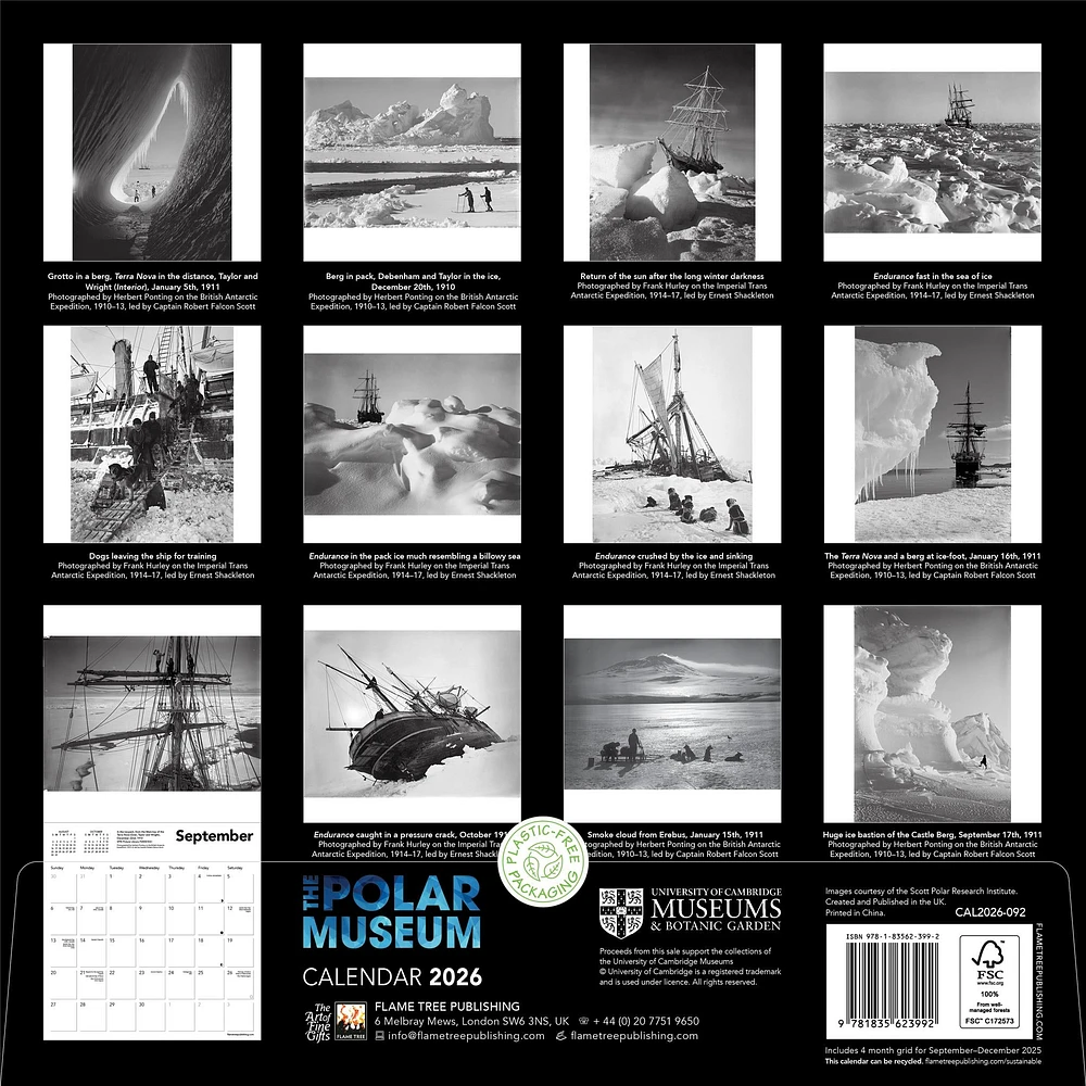 The Polar Museum 2026 Wall Calendar - Online Exclusive