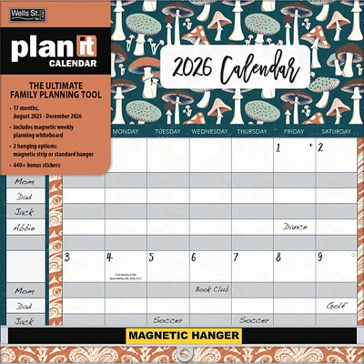 Flora & Fauna 2025-2026 Plan It Wall Calendar - Online Exclusive