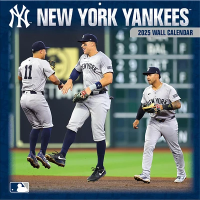 MLB New York Yankees Wall 2025 Calendar