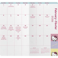 Hello Kitty Bilingual 2026 2 Yr Pocket Planner Calendar - Online Exclsuive