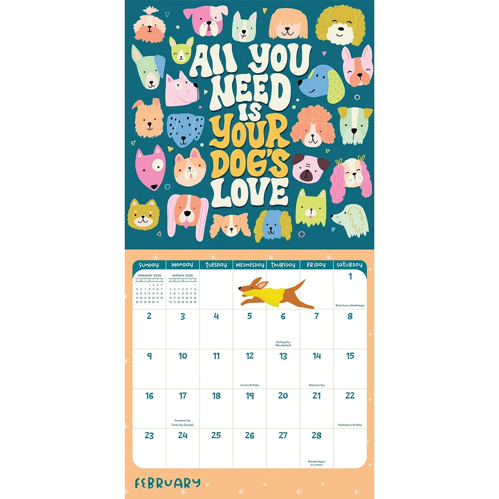 Dog Mom Wall 2025 Calendar - Online Exclusive