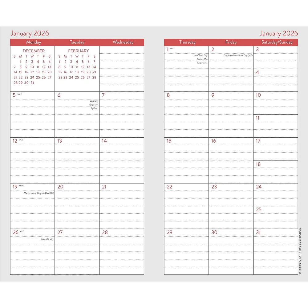 Joyful Landscapes 2026 2 Yr Pocket Planner Calendar