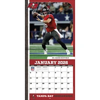 NFL Tampa Bay Buccaneers 2026 Wall Calendar - Online Exclusive