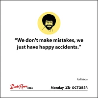 Bob Ross 2026 Box Calendar
