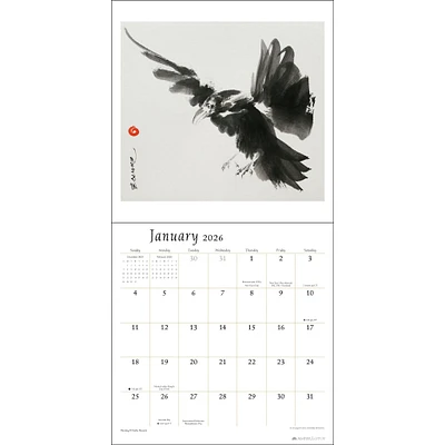 Artful Crow 2026 Wall Calendar - Online Exclusive