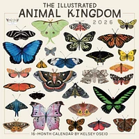 Illustrated Animal Kingdom 2026 Wall Calendar - Online Exclusive