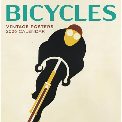 Bicycles Vintage Posters 2026 Wall Calendar - Online Exclusive