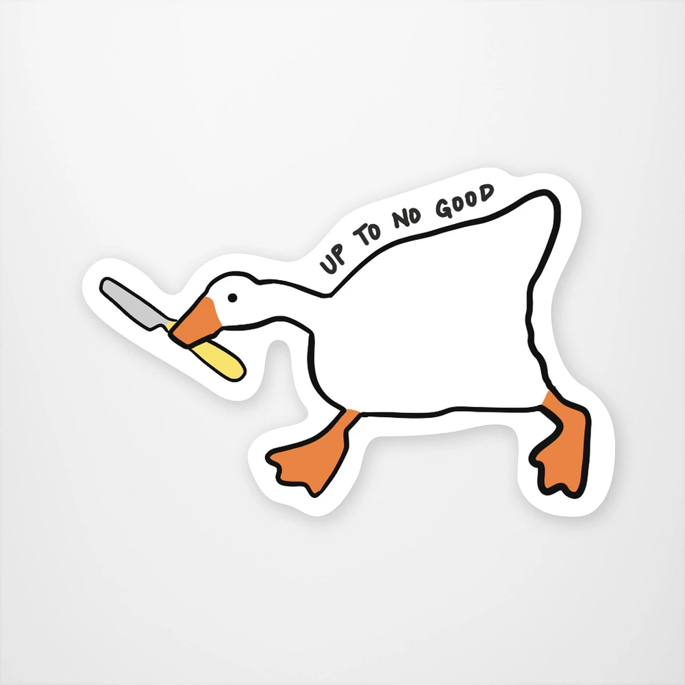 Untitled Goose Game  Vinyl Sticker