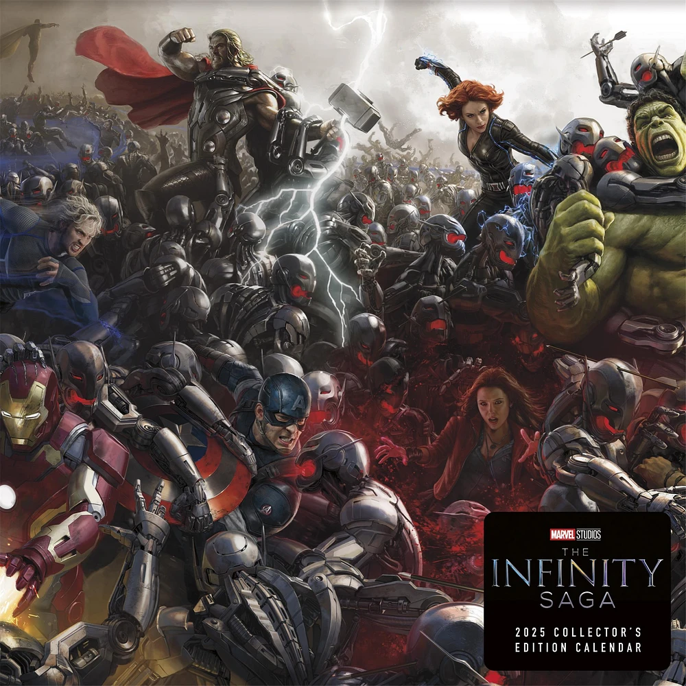 Marvel Infinity Saga Collectors Edition Wall 2025 Calendar - Online Exclusive