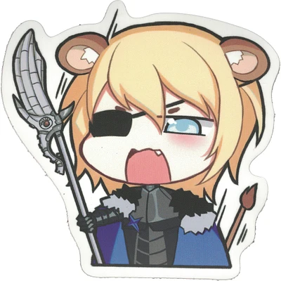 Dimitri: Angry Lion Noises Vinyl Sticker - FINAL SALE