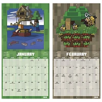 Minecraft Movie 2026 Wall Calendar