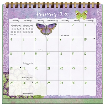 Butterflies 2026 Easel Calendar - Online Exclusive