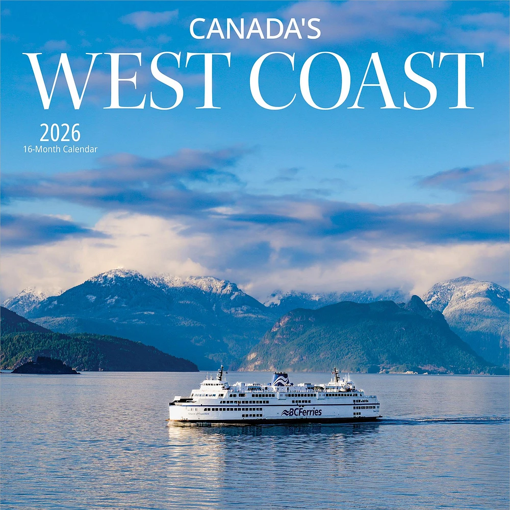 Canadas West Coast 2026 Mini Calendar - Online Exclusive