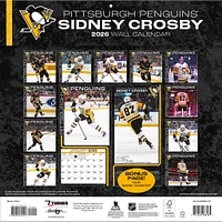 NHL Sidney Crosby Pittsburgh Penguins 2026 Wall Calendar