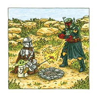 The Mandalorian And Child 2026 Wall Calendar - Online Exclusive