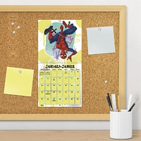 Spider Man Bilingual 2026 Mini Calendar