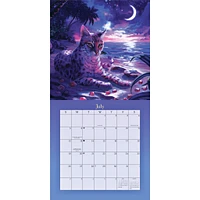 Magical Mystical Cats 2026 Wall Calendar