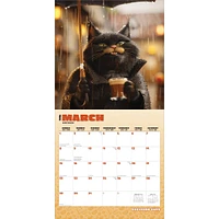 Caffeine Cats 2026 Wall Calendar - Online Exclusive