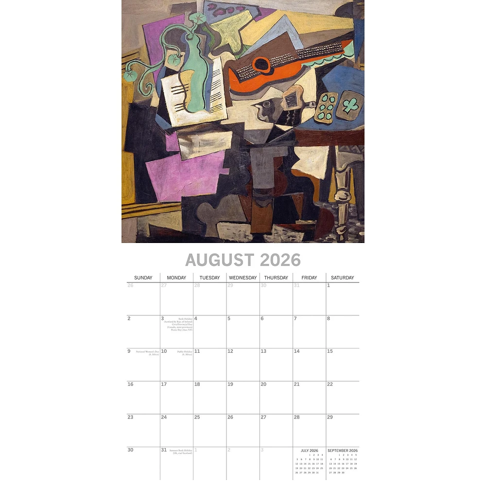 Picasso 2026 Wall Calendar