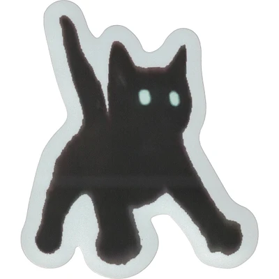 Black Cat Vinyl Sticker