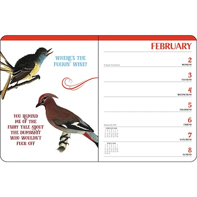 Effin' Birds 2026 Engagement Calendar