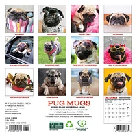 Pug Mugs 2026 Mini Calendar