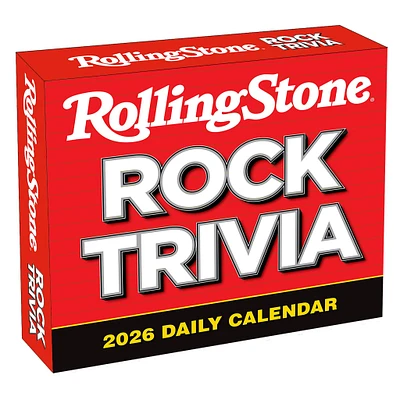 Rolling Stone Rock Trivia 2026 Box Calendar - Online Exclusive