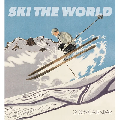 Ski The World Wall 2025 Calendar - Online Exclusive