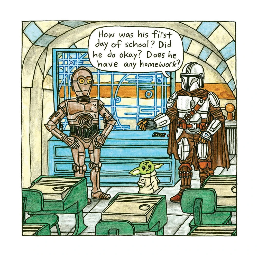 The Mandalorian And Child 2026 Wall Calendar - Online Exclusive