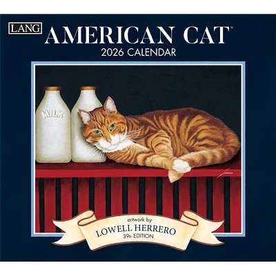 American Cat 2026 Special Edition Wall Calendar with Print