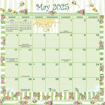 Joyful Seasons Magic Grip Mini 2025 Calendar