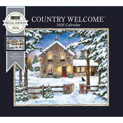 Country Welcome 2026 Special Edition Wall Calendar with Print