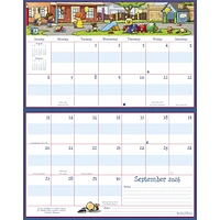 Motherword Magnetic Fridge English 2026 Wall Calendar