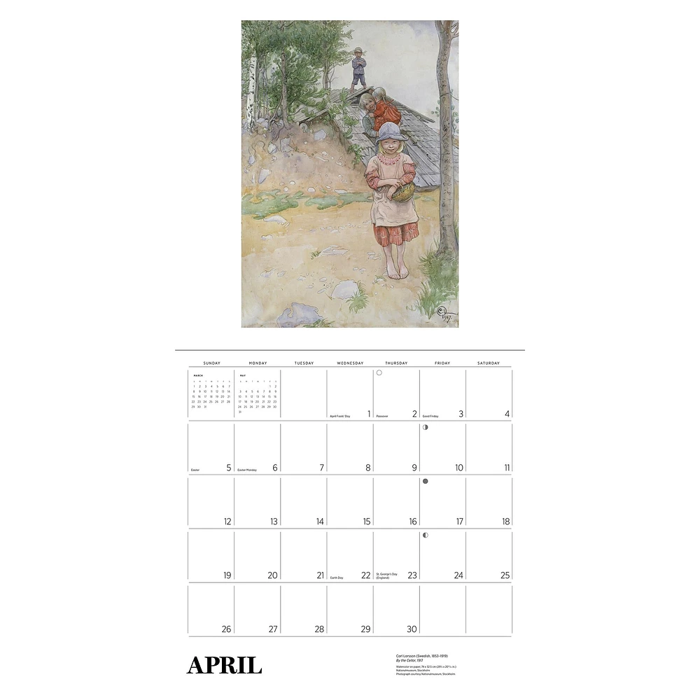 Carl Larsson 2026 Wall Calendar - Online Exclusive