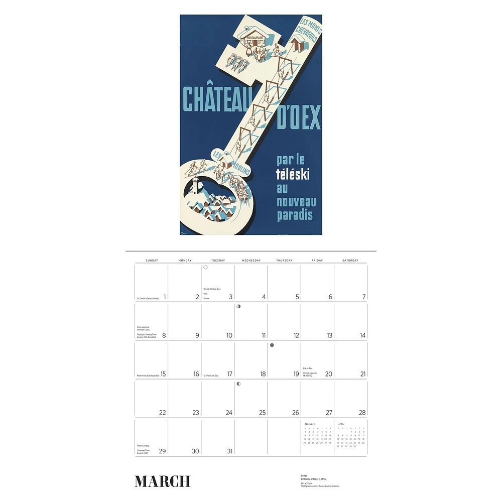 Ski The World 2026 Wall Calendar - Online Exclusive