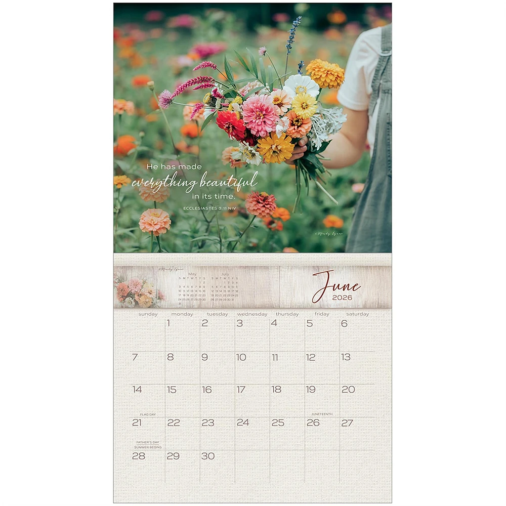 Living In The Light 2026 Deluxe Wall Calendar - Online Exclusive
