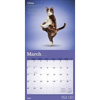 Yoga Cats 2026 Wall Calendar